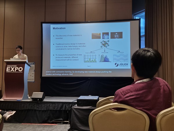 Paper accepted and chosen as spotlight at the AI4Mat workshop at ICLR
