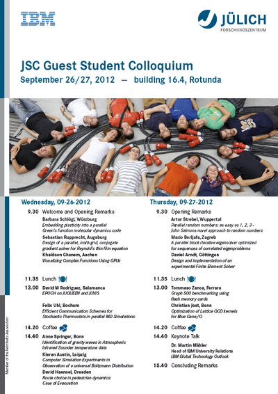 2012 guest student programme