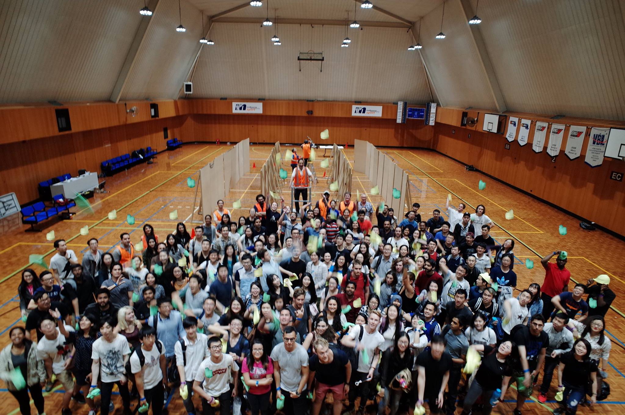 Pedestrian experiments at University of Melbourne