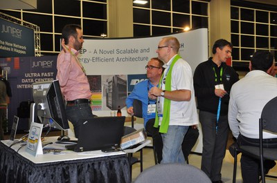 Jiri Kraus (NVIDIA), Hans-Christian Hoppe (Intel), and Norbert Eicker.