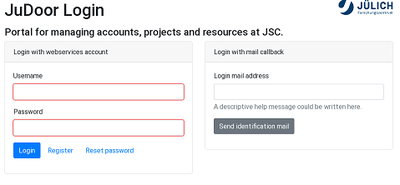 New JSC Portal JuDoor