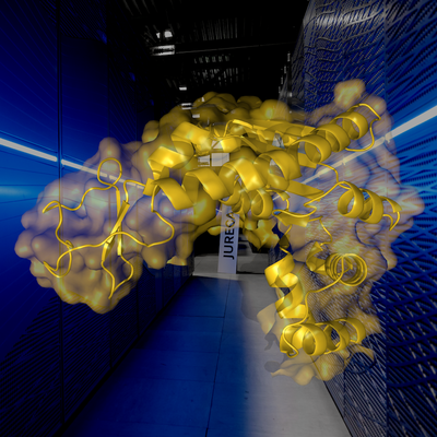 Interpretation of Biomolecular Data Driven by Swarm Intelligence