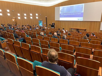At the official Kick-Off of the Center for Advanced Simulation and Analytics (CASA)