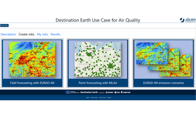 Destination Earth Use Case For Air Quality