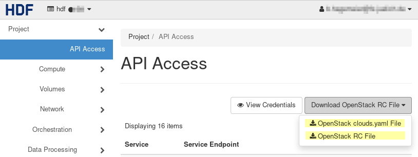 Commandline access