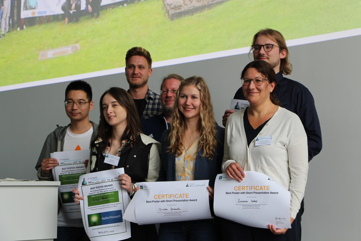 Poster presentation Awards at European Biosensor Symposia (EBS2023) in Aachen