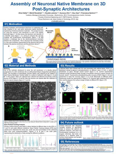 Alice Hattar_Poster Award at BioCube