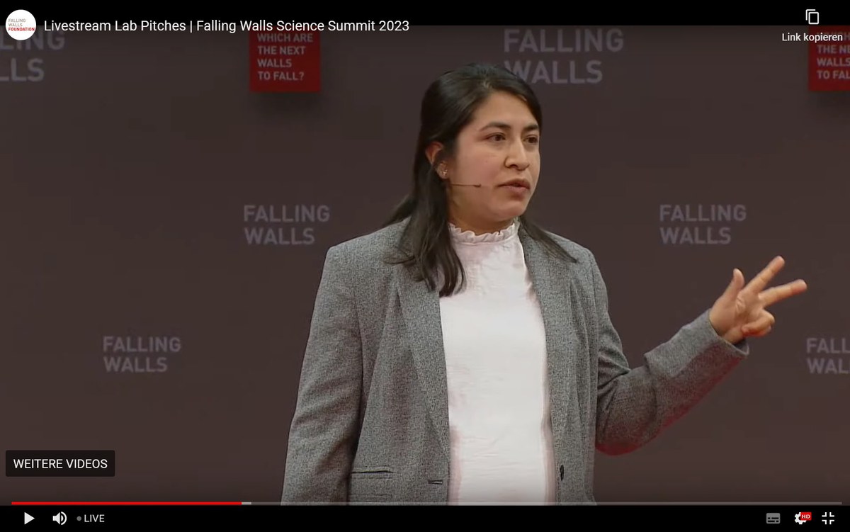 Gabriela Figueroa Miranda at Falling Walls Science Summit 2023 (Berlin, 7-9.11.23)