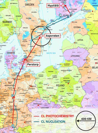 2012 PEGASOS flight route 3