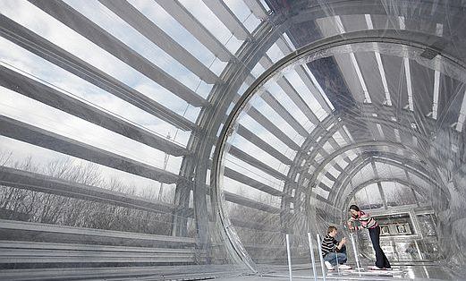 Innenansicht der Jülicher Atmosphärenkammer SAPHIR