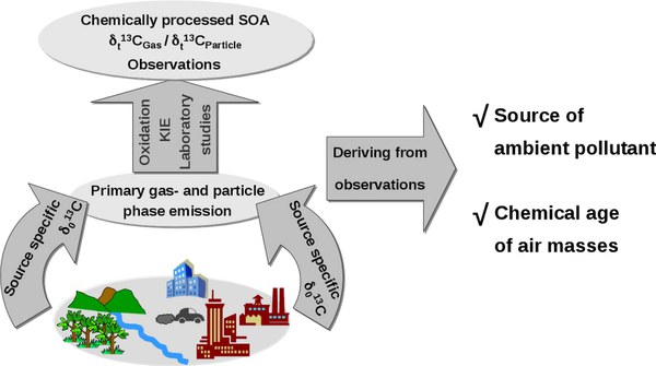 Isotope ratio studies of atmospheric organic compounds: Principles, methods, applications and potential