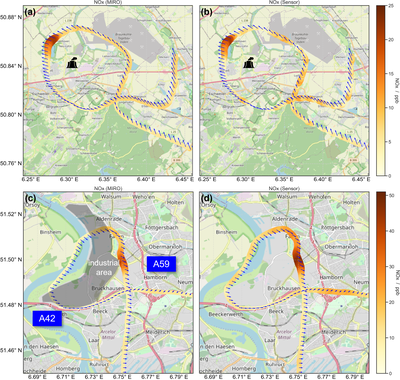 Electrochemical sensors on board a Zeppelin NT: in-flight evaluation of low-cost trace gas measurements