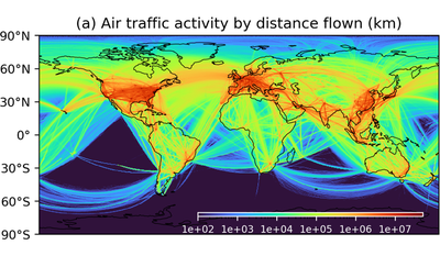 Global aviation contrail climate effects from 2019 to 2021