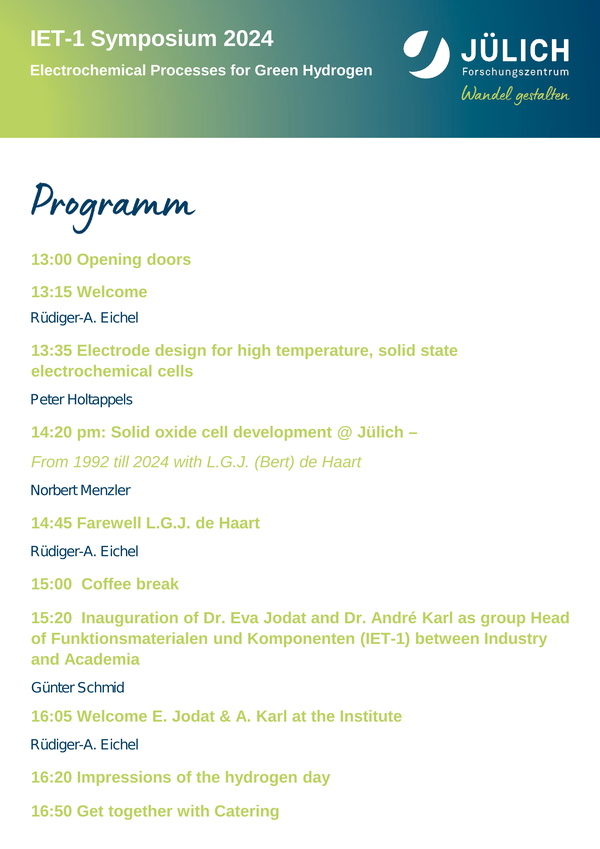 IET-1 Symposium 2024