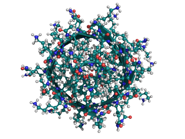 Aggregation of small peptides