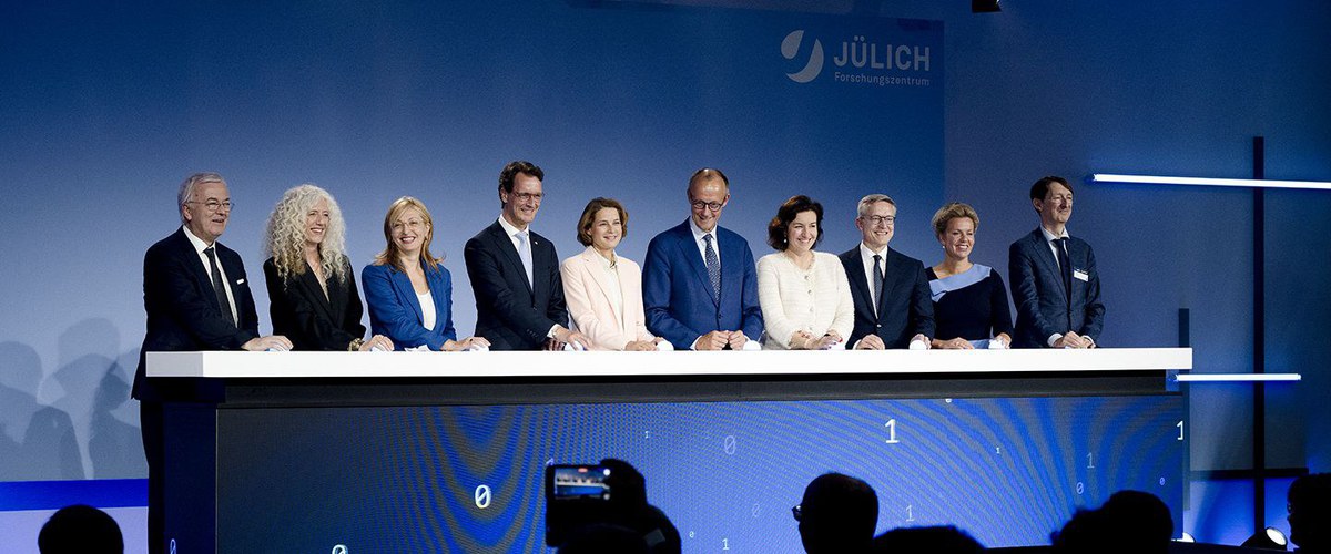 A long-awaited celebration: Supercomputer JUPITER symbolically put into operation
