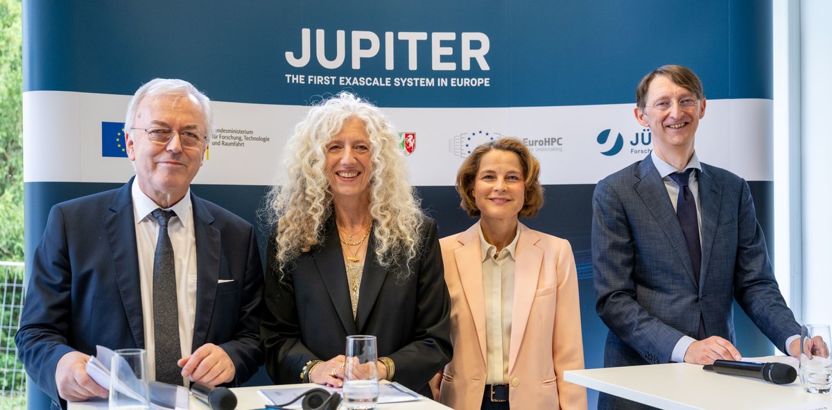 A long-awaited celebration: Supercomputer JUPITER symbolically put into operation