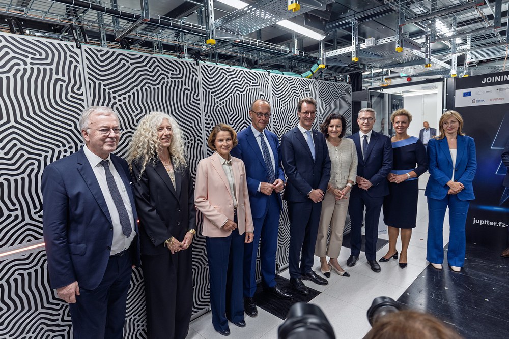 A long-awaited celebration: Supercomputer JUPITER symbolically put into operation