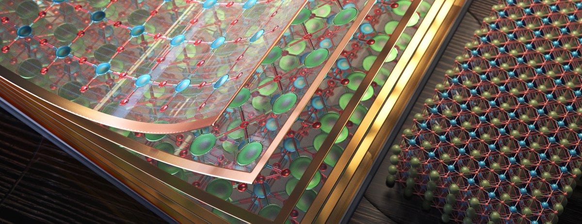 Schichtweiser Aufbau eines Katalysatormaterials