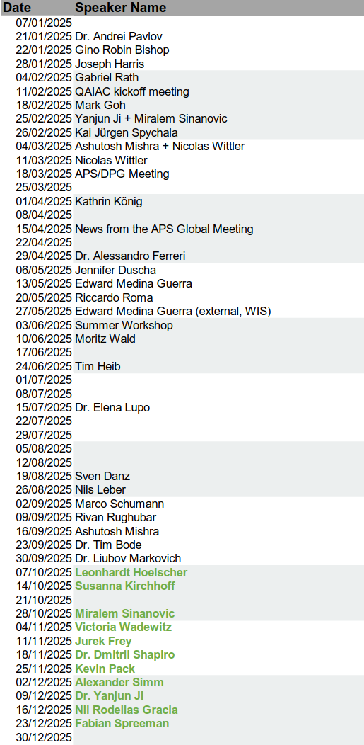 Seminars