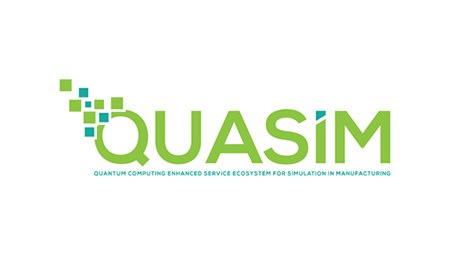 Quantum Computing Enhanced Service Ecosystem for Simulation in Manufacturing (QUASIM)