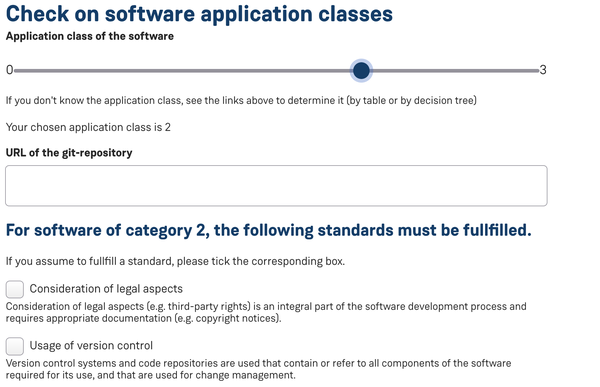 Interactive Software Guideline Tool